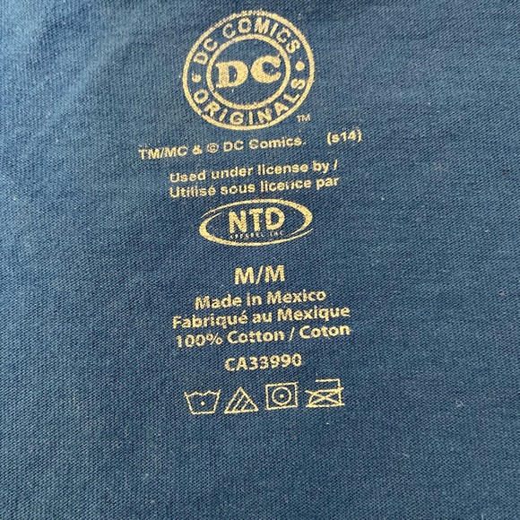 Superman DC COMIC Blue T-shirt. Size. M - Picture 2 of 5